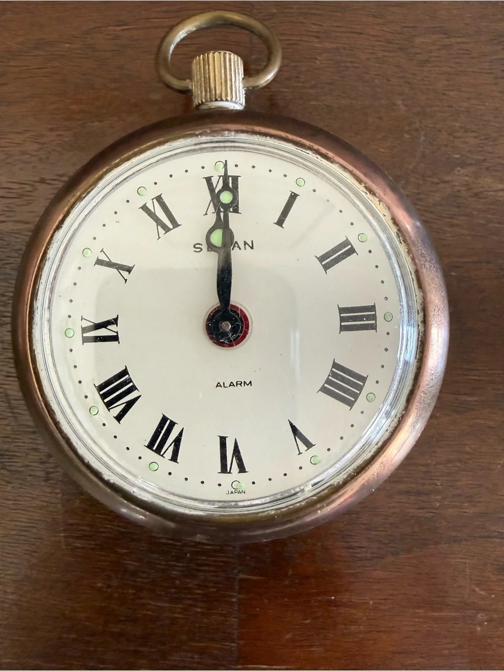 Vintage Sloan Pocket Watch Alarm Wind Up Not Working